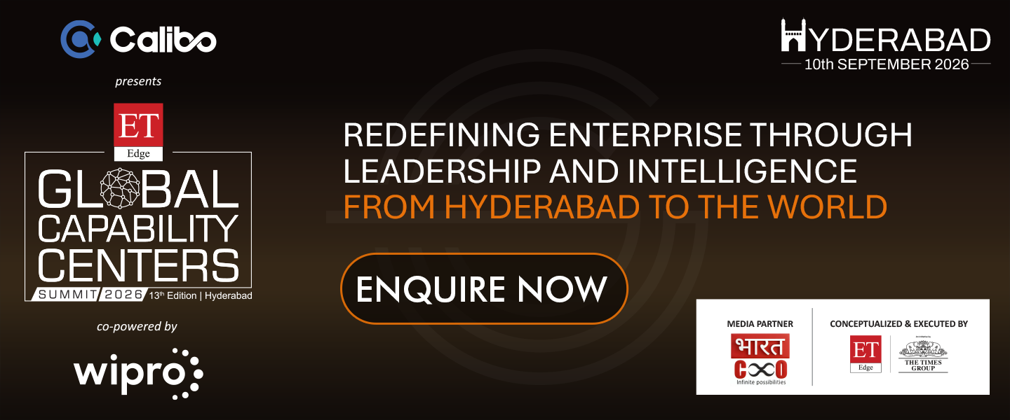 Calibo presents ET Edge Global Capability Centers Summit 2026, 13th Edition, Hyderabad — 10th September 2026, co-powered by Wipro